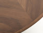 Balam - 47" Round Table - Dark Brown