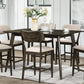 Rex - 60" Counter Height Table - Brown