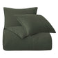 Cotton Canvas - Queen Stonewashed Duvet Cover Set (Set of 3) - Duffle Bag