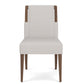 Delia - Upholstered Side Chair (Set of 2) - Nouveau Walnut / Beige