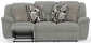 Trifecta - Sofa With 3 Recliners and Drop Down Table