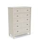 Carmella - Five Drawer Chest - Pebble Oak