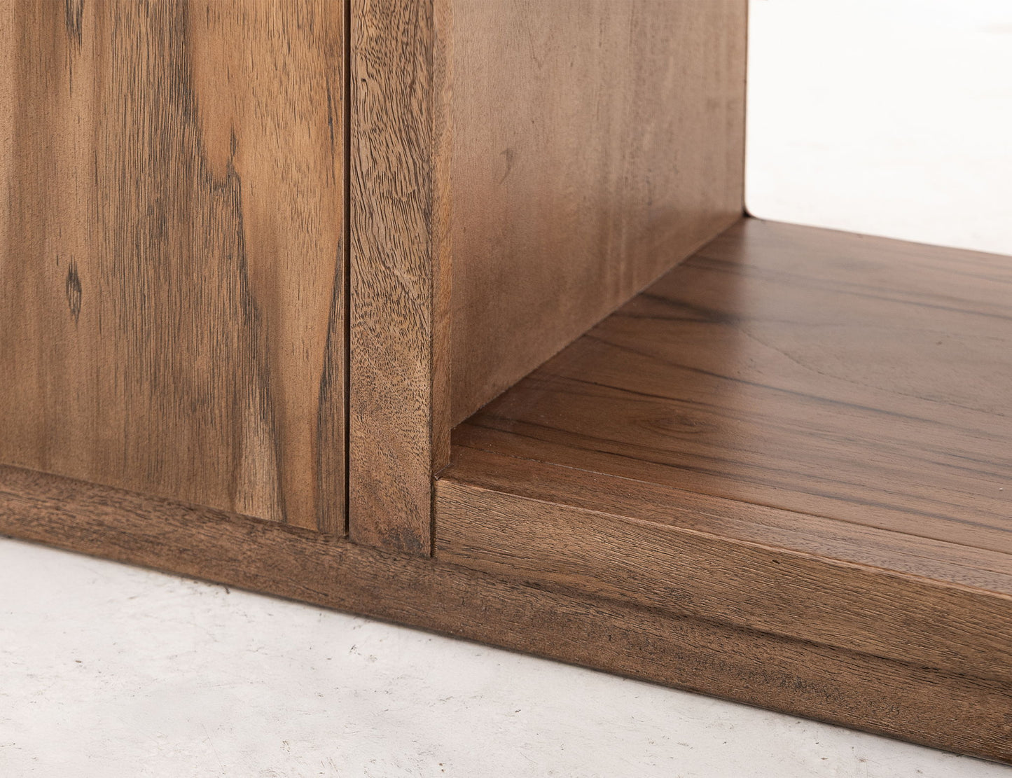 Balam - 80" TV Stand For Fire Place - Light Brown