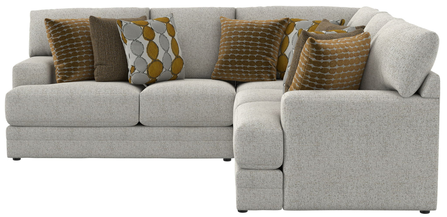 Tori - Sectional With Comfort Coil Seating And Accent Pillows Included