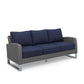 Fiji - 2 Piece Outdoor Set (Sofa & Slat Top Coffee Table Set) - Blue