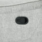 Chablis - Reclining Console Loveseat - Mist Gray