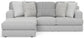 Logan - Upholstered Sectional With Comfort Coil Seating And Accent Pillows Included