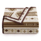 Dakota - King Reversible Quilt Set With 2 King Shams (Set of 3) - Tan