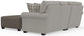 Livingston - Sectional With Comfort Coil Seating, 40" Cocktail Ottoman And Accent Pillows Included