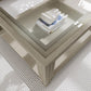 Wilde - Rectangular Glass Top Coffee Table - Light Brown