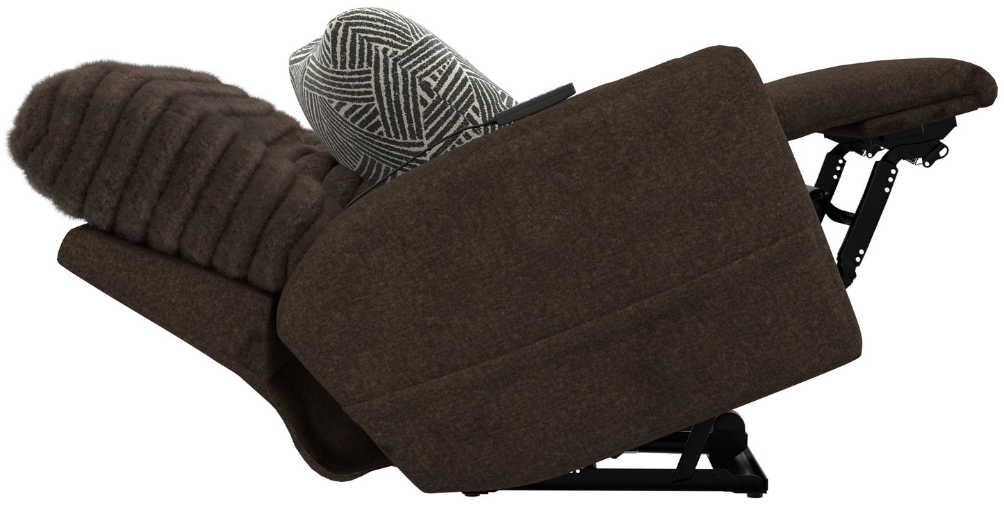 Zen - Power Recliner With CR3 Heat / Massage / Zero Gravity - Chocolate