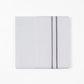 Stripe Sheet - Queen 350TC Embroidered Stripe Sheet Set (Set of 4) - White / Gray