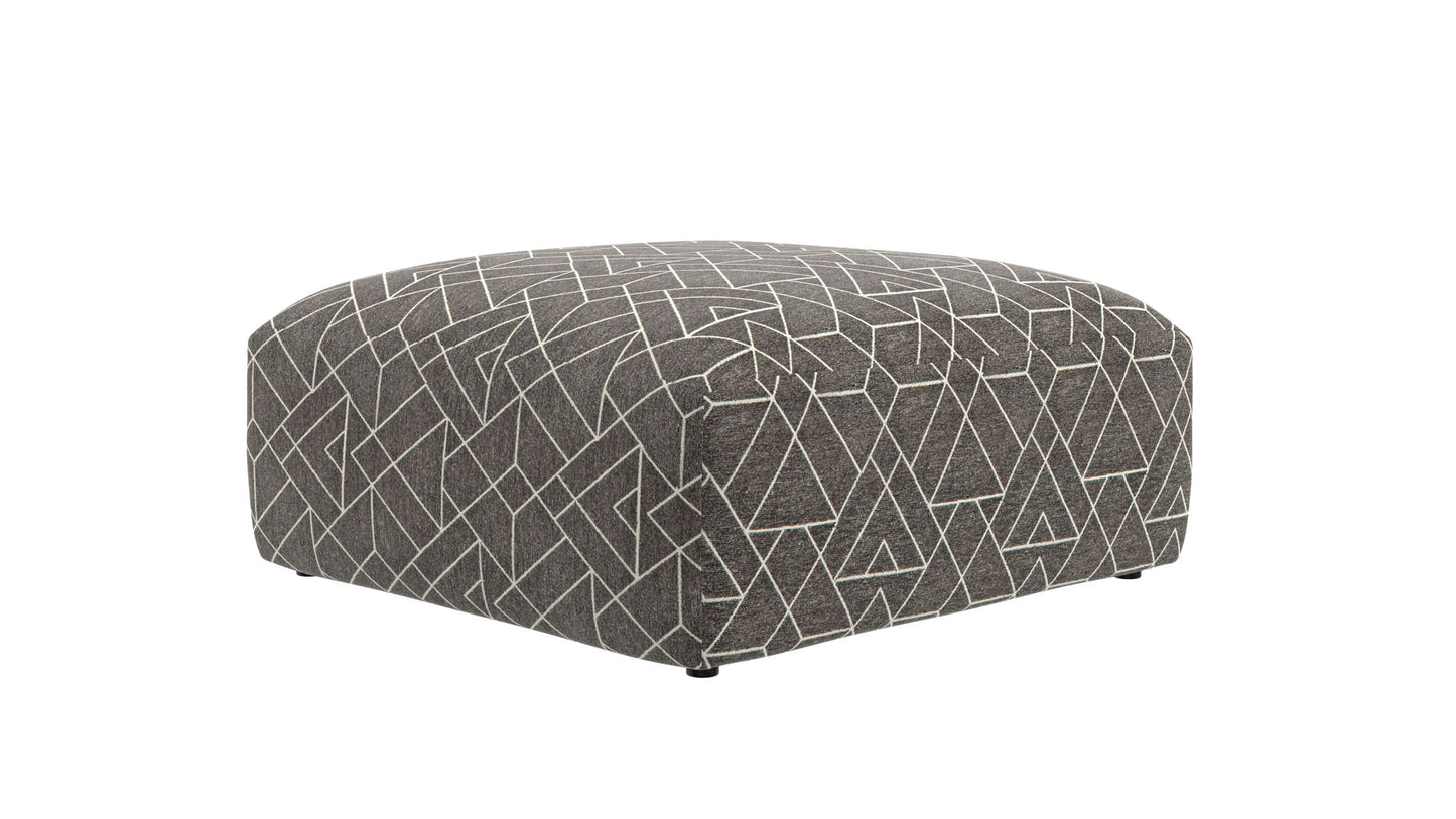 Reddington - Cocktail Ottoman - Umber