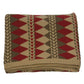 Wilderness Ridge - Knitted Throw Blanket - Red / Tan