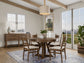 Calhoun - Round Dining Table - Whiskey Oak