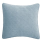 Cotton Gauze - Stonewashed Euro Sham - Mineral Blue