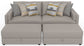 Trevor - Extra Deep Oversized Sofa With Included Storage Cocktail Ottoman