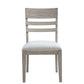 Bennett - Wood Side Chair (Set of 2) - Frosted Gray