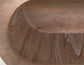 Balam - Wooden Bench With Cushioned Seat - Ivory White