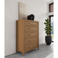 Halbrooke - 5 Drawer Chest - Light Brown