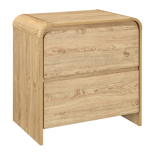 Mara - Two Drawer End Table / Bedside Table