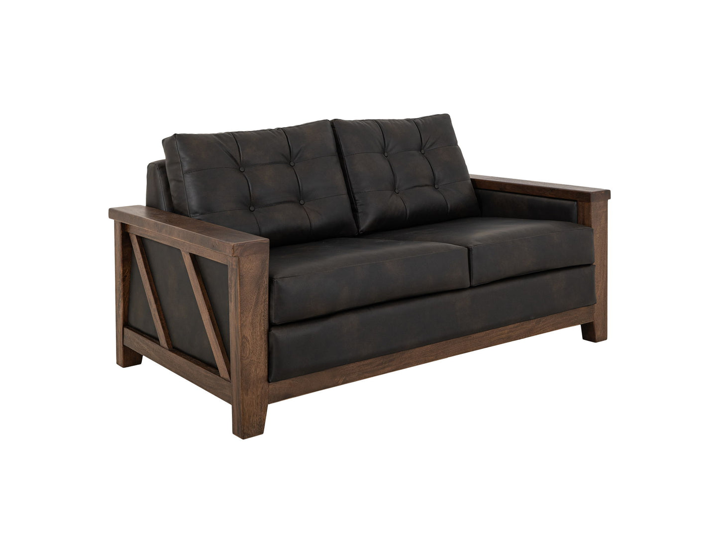 Walnut - Loveseat