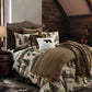 Joshua - Full Comforter Set (Set of 3) - Brown / Green / Cream