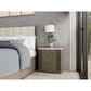 Sariel - Stone Top 3 Drawer Nightstand - Dark Brown