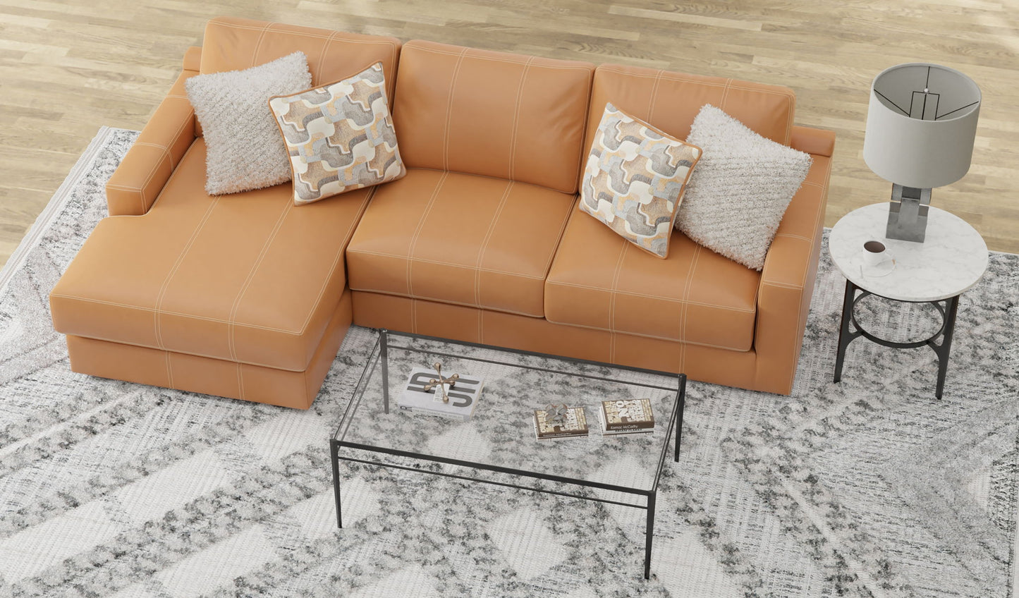 Minori - Italian Leather Sectional