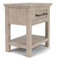 Bennett - One Drawer Nightstand - Frosted Gray