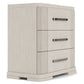 Alexis - 3-Drawer Nightstand - Latte Essence
