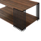 Vertex - Rectangular 3 Piece Occasional Set (1 Coffee & 2 End Tables) - Brown / Black