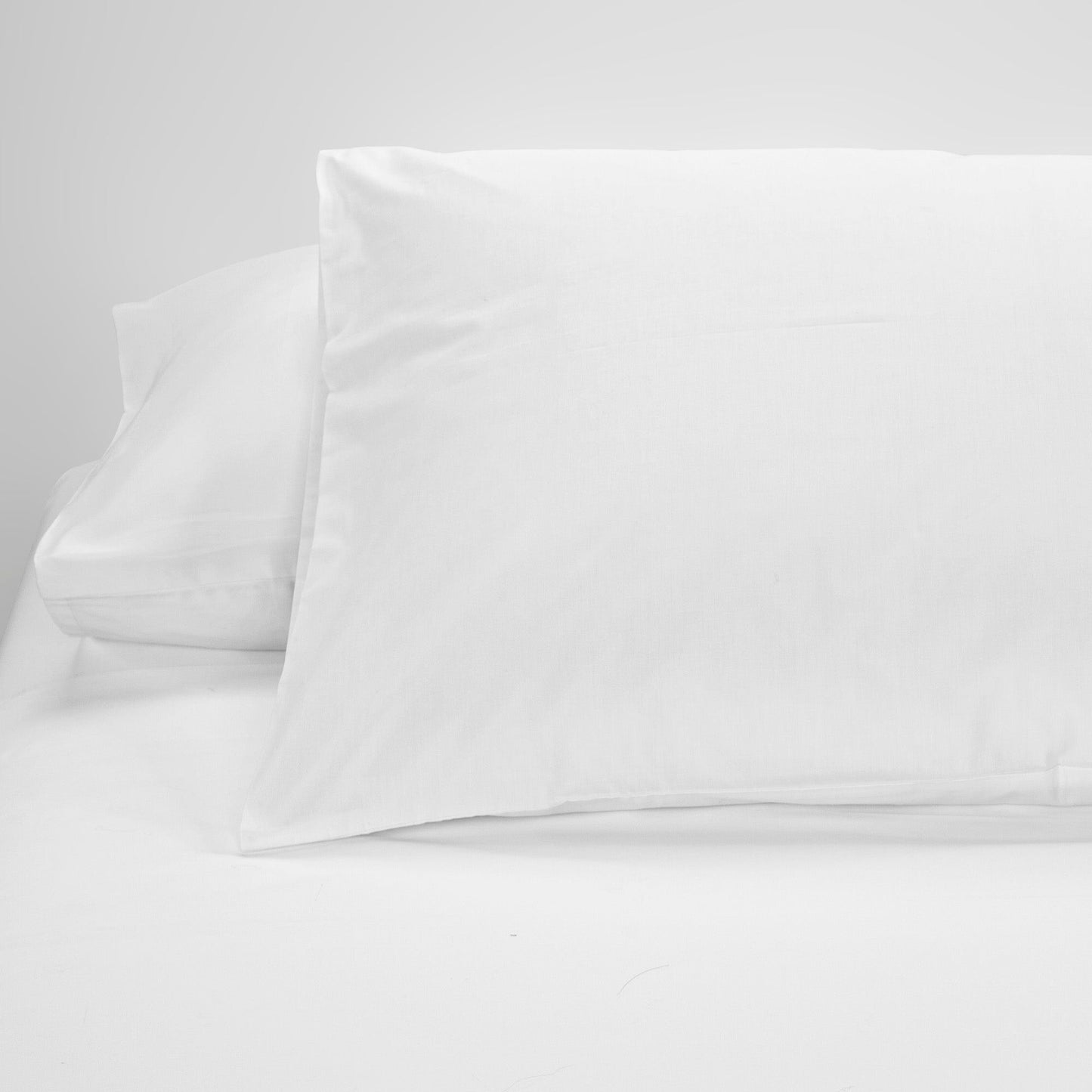 Pure - Queen 200TC Percale Pillowcase - White