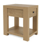Davie - Chairside Table - Light Brown