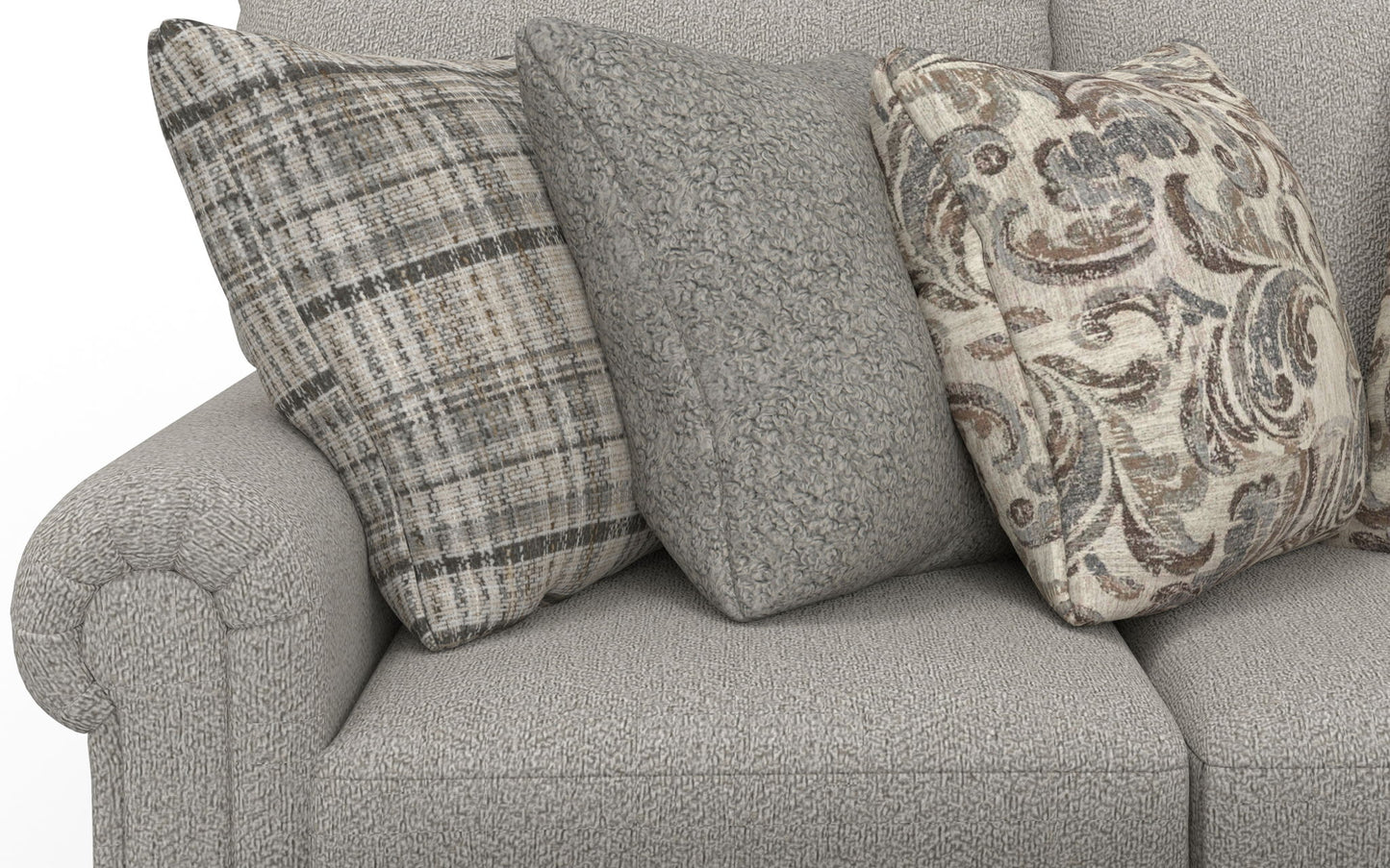 Livingston - Sectional With Comfort Coil Seating, 40" Cocktail Ottoman And Accent Pillows Included