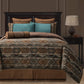 Rio Grande - Twin Duvet Cover Set (Set of 5) - Brown