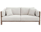 Roots - Wooden Frame Upholstered Sofa - Talawa / Beige