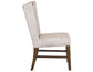 Silver - Upholstered Chair (Set of 2) - Ivory / Dark Brown