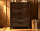 Raramuri - 5 Drawer Chest - Dark Brown