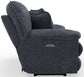 Paxon - Deep Seat Power Reclining Sofa With Power Adjustable Headrest - Smoke