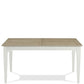 Myra - Rectangular Leg Dining Table - Natural / Paperwhite