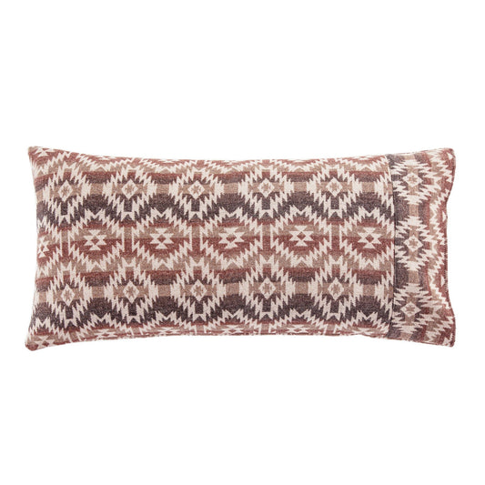 Mesa - Wool Blend Self Cuff Pillowcase - Multi Color