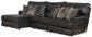 Como - 3 Piece Italian Leather Match Reclining Sectional