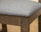 Loft - 24” Barstool (Set of 2) - Two Tone Gray / Brown