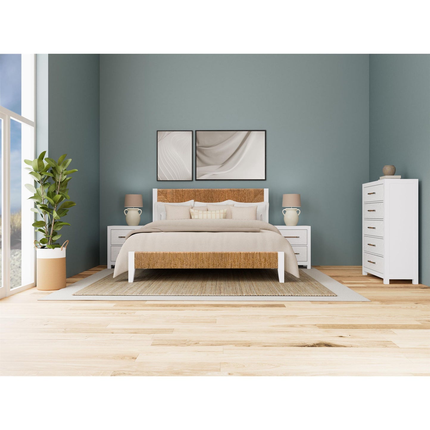 Rosalie - Two Drawer Nightstand