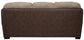 McMahon - Sofa With Drop Down Table - Bark