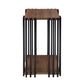 Vertex - Rectangular 3 Piece Occasional Set (1 Coffee & 2 End Tables) - Brown / Black