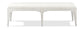 Myra - Upholstered Dining Bench - Paperwhite