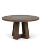 Delia - Round Dining Table - Nouveau Walnut
