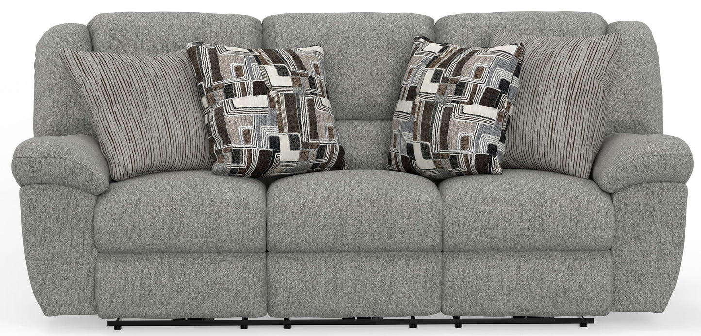 Trifecta - Sofa With 3 Recliners and Drop Down Table